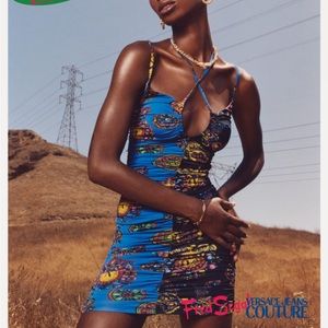 Fred Segal x Versace jeans couture dress
